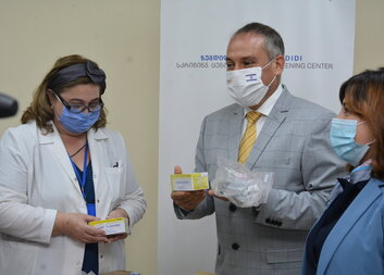 Ambassador of Israel to Georgia H.E Ran Gidor visited to Zugdidi Screening Center