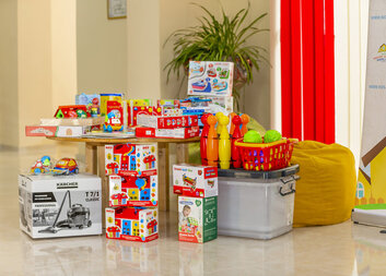 მაშავის ფონდმა თბილისის 192 საბავშვო ბაღს სათამაშოები გადასცა