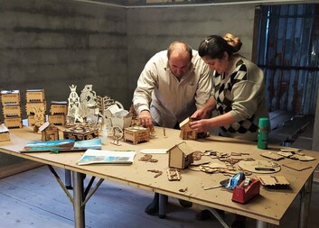 Children from mountainous village of Georgia now can play with natural wooden toys